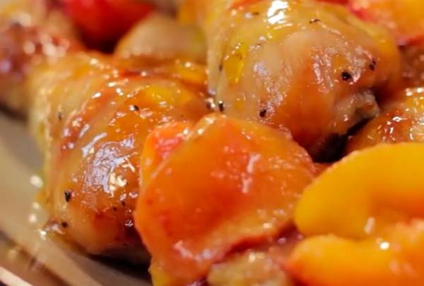 drumsticks and peaches