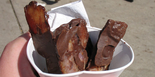 Honey Infused Chocolate Covered Bacon