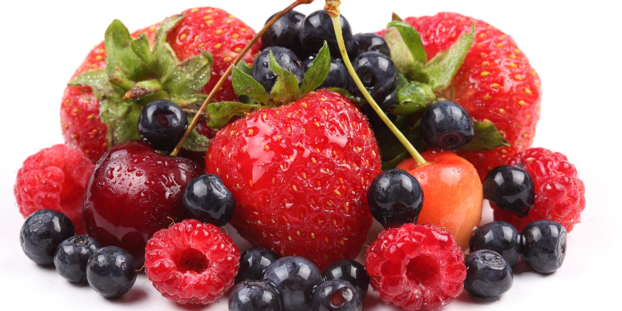 Seasonal Berries with Honey Lime Mint Dressing